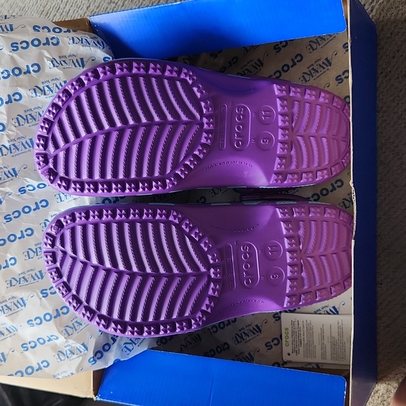 Crocs x Awake NY - Classic Clog - Neon Purple - Us Size Mens 9/ Womens 11 - Picture 7 of 9